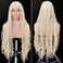 Platinum Blonde Knotless Triangle Box Braid Wig Boho Box Braided Wigs for Black Women Transparent Single Full Lace Braided Wig with Baby Hair