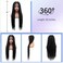 Estilar 36" 13x6 Lace Front Box Braided Wigs for Black Women Knotless Cornrow Braids with Baby Hair Synthetic HD Lace Frontal Wig Handmade Braided Wigs Natural Black