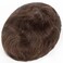 Mens Toupee Human Hair Pieces Super Soft Thin Skin with V-loop knot Hairpieces for Men 8x10 Inch Cap Mens Hair System mens hair system #310(Brown Color With 10% Gray Hair)
