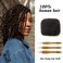 Tight Afro Kinky Bulk 100 ％ Human Hair for Draedlock Extensions, Repair Locs, Twists and Braids 3 Bundles/Package (10 Inch, 1B - Natural Black)