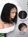 Fancy Hair Braided Wig Square Knotless Box Braided Wigs 13X6 Lace Front Wig with Baby Hair Synthetic Black Bob Braid Wig for African American Women