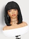 Fancy Hair Braided Wigs for Black Women Short Box Braid Wig Synthetic Bob Braid Wig for African American Women (Black, 14)