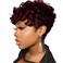 Short Pixie Cut Wigs for Black Women Short Curly Wig 99J Burgundy Pixie Cut Wigs Layered Pixie Wigs Wine Red Short Wigs(Burgundy)