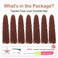 Soft Locs 26 Inch Crochet Hair 7 Packs Faux Locs Crochet Hair Pre Looped Synthetic Curly Soft Faux Locs Crochet Hair Extension Goddess Locs Crochet Braids (26 Inch (Packs of 7), 350#)