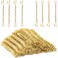240PCS Blonde Bobby Pins, AITRAI Blonde Hair Pins for Blonde Hair Gold Bobby Pins for Women Girls with Box, 2.2 Inch/5.5cm