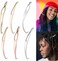 SHEHARUHI 6 PCS Sisterlock Retighten Tool, Crochet Needle for Hair Interlocking, Locs Hair Extensions (Gold, Silver, Rose Gold)