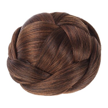 POPETPOP Fake Hair Bun Wig Bun, Hair Chignon Braided Hair Bun Womens Hairpiece for Women Girls Party Wedding Dancing Costume Hair Accessory Bun Hair