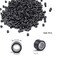 500 Pcs Micro Links Bead Hair Extensions Tool Rings Black 5mm Silicone Lined Beads for I Tip Human Hair Extensions
