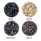 500 Pcs Micro Links Bead Hair Extensions Tool Rings Black 5mm Silicone Lined Beads for I Tip Human Hair Extensions
