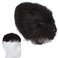 Men Hair Unit Wig Male Hair Pieces Short Wig, Black Short Straight Hair High Temperature Fiber Bald Head Fake Hair Wig, Head Top Short Straight Black Hair Wig