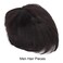 Men Hair Unit Wig Male Hair Pieces Short Wig, Black Short Straight Hair High Temperature Fiber Bald Head Fake Hair Wig, Head Top Short Straight Black Hair Wig