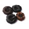 2 Pcs Synthetic Fiber Hair Bun with Alligator Clip Hair Extension Chignon Donut Bun Short Ponytail Wig Hairpiece for Baby Girls, Small Size (Natural Black)