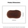 2Pcs Charming Bump It Up Volume Inserts, Bump It Up Hair Pads, Do Beehive Hair Base Styling Clip Accessories for Women Lady Girl (Coffee)