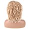 Black Women Men Short Dreadlock Wig Synthetic Wigs Afro Curly Wig For Party Daily Replacement Wig (Blonde)