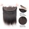 13x4 Lace Frontal Closure Ear To Ear Free Part lace Closure Brazilian Silky Straight Frontal Human Hair Extension Pre-Plucked Frontal Closure Natural Black Color 16 Inch