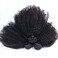Mongolian Afro Kinky Curly Bundles Human Hair Bundles 14 16 18 Inches 4B 4C Afro Kinky Bulk Human Hair Virgin Hair Burmese Curly Weave Bundles for Black Women Human Hair Weft Natural Black Color