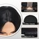 Black Wig-Long Black Wavy Wigs for Women Middle Part 26 inch Natural Curly Synthetic Wig Heat Resistant Fiber Wigs for Daily Party Use