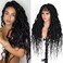 ANNISOUL Black Faux Locs Wigs for Black Women Curly Goddess Faux Locs Crochet Hair Full Lace Braid Wig with Baby Hair Braided Wig Goddess Dreadlock Wig