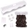 Hair Extension Holder Hair Extension Style Caddy Designed to Hold Clip-Ins, Tape-In&rsquo;s, Micro Bundles and Sew-In Wefts While You Color, Wash, Style, Pack and Store (White)
