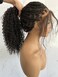 Human hair Box Braids Wigs for Women Full Lace Goddess Braided human hair Wig Square Parted Knotless Pre Pluched with Boho Curls Wig With Baby Hair Natural Color 18 Inch