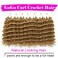 7 Packs GoGo Curl Crochet Hair Short Curly Crochet Hair for Women Water Wave Beach Curl Deep Twist Crochet Braids Synthetic crochet Hair Extensions (10 Inch, #27)