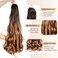 WIGER French Curly Braiding Hair 8 Packs 24 Inches Ombre Brown Spanish Curly Crochet Braids for Black Women T4/30 Pre-Seperated Loose Wave Hair Extensions Synthetic Spiral Curly Crochet Hair