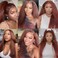 Hair 20 22 24 Inch Color 33 Bundles Reddish Brown Kinky Straight Human Hair Bundles Copper Red Bundles Human Hair Auburn Yaki Straight Bundles Hair Weave