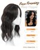 PANEWAY Hair Topper 16Inch Hair Toppers For Women with Thinning Hair 6.5&rsquo;&rsquo;x6.5&rsquo;&rsquo; Ladies Wiglets Toppers Hair Pieces for Women - Dark Brown