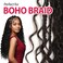 Loose Deep Wave Bulk Human Braiding Hair, Wet &amp; Wavy, No Weft, 100% Virgin Brazilian Hair Extensions for Boho Braids, Knotless, Goddess Locs, 18 Inch 100g (1B Natural Black)