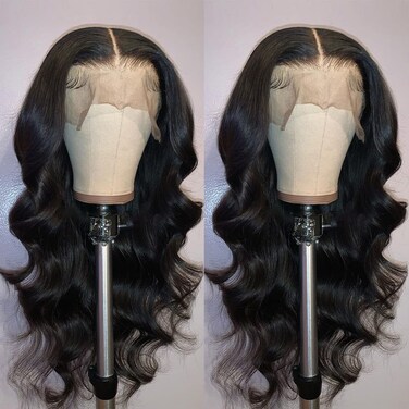 GIANNAY Body Wave Lace Front Wigs for Black Women, Long Glueless Lace Front Wig with Pre Plucked Natrural Hairline and Baby Hair for Women (Body Wave Wigs 26")