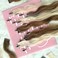 Hair Extension Hanger Carrier Tape in Placement Board Pink Color Hair Display Holder Rack with Clips hairpin Hair Styling Tool for Tape in Hair Extensions