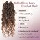 8 Packs Goddess Faux Locs Crochet Hair for Black Women Goddess Locs Crochet Hair Boho Style Locs River Locs Crochet Hair with Curly Ends 14 Inch (T30)