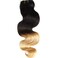 Beauty Ombre Hair Extension Grade 7A Remy Brazilian Virgin Human Hair Body Wave Hair Weave Two-tone Color #1B/27 8 Inch 1 Bundle