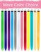 22 Inch Colored Hair extension 12 Pcs Grey Clip in Hair Extension for Women Girls Kids Synthetic Highlight Hair Piece for Party Halloween