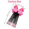 Kids Ponytail Extension Girls Braids Hair Extensions With Beads Hair Extension Braid Synthetic Hairpieces With Bows Wigs Beaded Braided Clip For Girls Toddler Children Gift(Pink, 9inch)