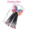 Kids Ponytail Extension Girls Braids Hair Extensions With Beads Hair Extension Braid Synthetic Hairpieces With Bows Wigs Beaded Braided Clip For Girls Toddler Children Gift