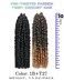 10 Inches 9 Packs Passion Twist Crochet Hair-Mixed Color Combo Pack(7 packs 1B+2 packs T1B/27),Pre-twisted Pre Looped Super Soft &amp; Bouncy Synthetic Hair Extensions For Black Women(10"-9 Packs,1B+T27)