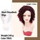 Short Faux Locs Wigs with Small Culy Ends for Black Women and Men,7 Inches Ombre Burgundy Afro Synthetic Wig,Culy Dreadlock Wigs with Breathable Lace Inner Mesh(T1B/BUG)
