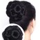 Beavorty Jaw Clip Bun Hair Hair Bun Chignon Hair Hair Donut Extension Black Wig Grip Bride Donut Chignon Chignon Clip Hair Bun Extension Synthetic Fiber Hair