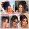 Long Black Side Bangs 2Pcs Set Wavy Curly Clip on Bangs for Women Wavy Curly Clip in Curtain Bangs for Daisy Use