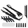 Hair Extension Tool Kit Fusion Kerain Hair Extensions Heat Connector Protection Heat Shield Tail Hair Comb Weft Extension Hair Salon Beauty Accessories US Plug