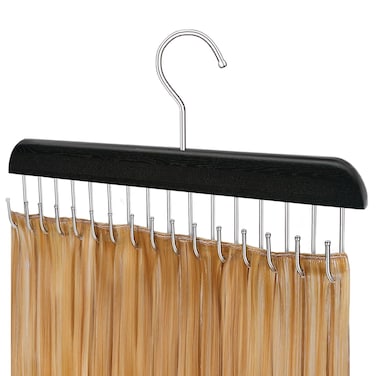 Hair Extension Holder - Professional Full Length Weft Styling Tool for Multi-Layer Hair Washing, Drying, Coloring, Styling &amp; Storing