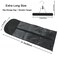 Hair Extension Holder, Extra Long Wig Storage Bag with Hanger, Wig Storage for Multiple Wigs Hairpieces, Portable Wig Bags Storage Style Hair Travel Hair Extensions Bag (31.5 Inch, 1Pcs Black)