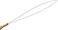 10 Pcs Micro Rings Hair Extension Loop Needle Threader Wire Pulling Hook Beading Tool Hair Extensions Bead Device Tool for Hair or Feather Extensions