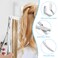 Tape in Hair Extensions Plier &amp; 2 Sheets Hair Extension Tape,Stainless Steel Flat Surface Sealing Hair Extension Tools,Tape in Pliers Hair Extensions Pliers,for Women Hair
