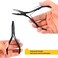 Gomake Hair Extensions Closed and Remover Pliers set, Micro Silicone Rings Beads Hair Extensions Loop Needle Threader Pulling Hook Tool and Bead Device Tool for Hair or Feather Extensions (Black)