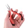 YANTAISIYU Hair Extensions Tool Kit: 200 Pcs Silicone Lined Micro Links Beads, 1 Three Hole Hair Pliers, 1 Roll Sewing Thread, 1 Loop Needle Threader, 1 Pulling Hook Needle, 8 Sewing Needles (Black)
