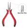 Hair Extension Tool Kit, Bead Device Tool, Silicone Lined Links Beads, Curved Hair Plier, for Tinsel and Feather Hair Extensions or Removal (Black)