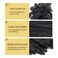 Dreadlock Extensions 6-12 Inch 0.4-0.6cm Width Loc Extensions for Women/Men Synthetic Hair Extensions with with Needle and Comb (10 Inch 0.4cm 70 Strands, #1B Black)