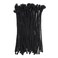 Dreadlock Extensions 6-12 Inch 0.4-0.6cm Width Loc Extensions for Women/Men Synthetic Hair Extensions with with Needle and Comb (10 Inch 0.4cm 70 Strands, #1B Black)